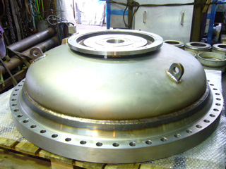 機械加工実績 タンク鏡板